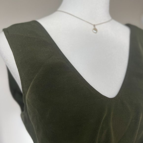 Club Monaco Torela Wrap Jumpsuit in Green Size 0 - Picture 9 of 11